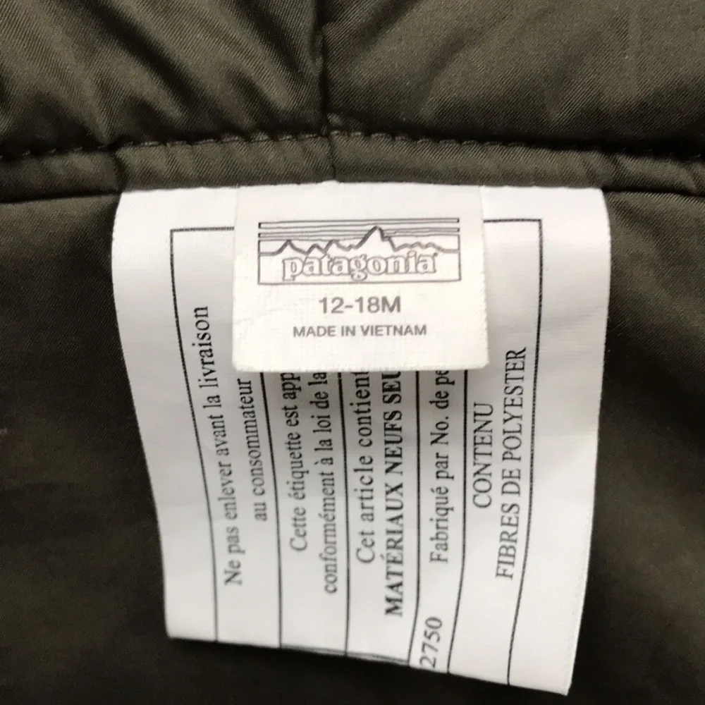 Patagonia Reversible Jacket (size 12-18m)